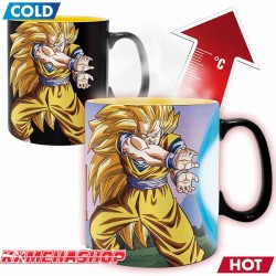 Dragon Ball Z - Mug Thermo-Récatif Goku SSJ3  - Goodies DBZ