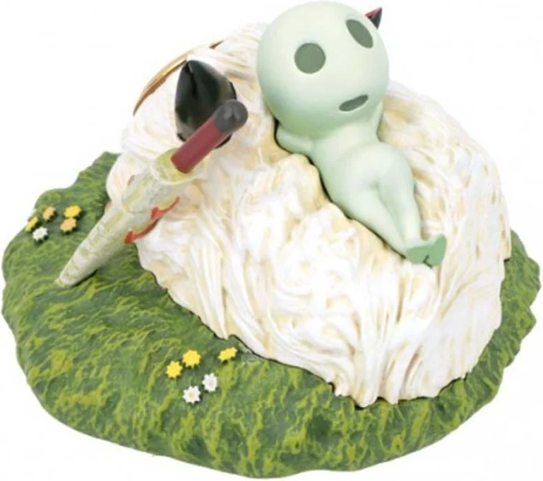 Princesse Mononoke - Horloge Masque et Kodama  -  TOTORO - GHIBLI