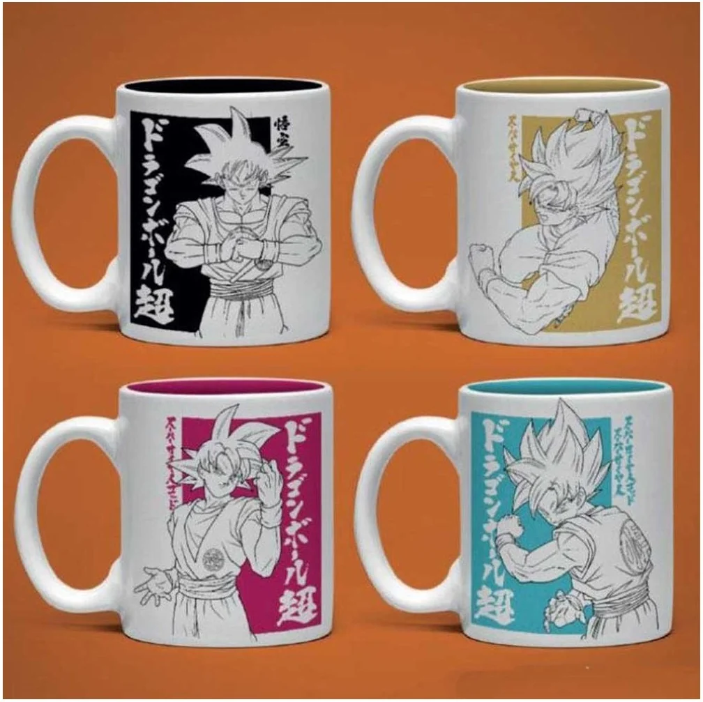 Dragon Ball Super - Set 4 Mini Mugs Goku  -  DRAGON BALL Z