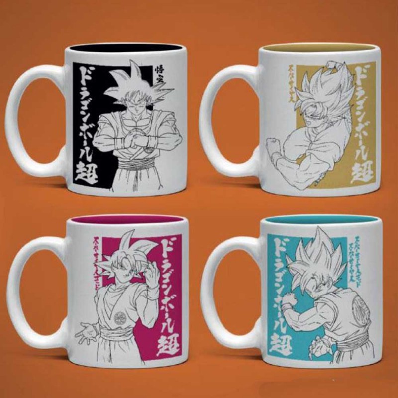 Dragon Ball Super - Set 4 Mini Mugs Goku  -  DRAGON BALL Z
