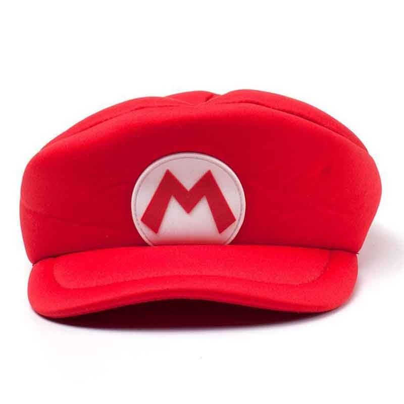 Casquette De Personnage De Jeu Vidéo - Design Rouge Et Vert, En Polyester - Accessoire Déguisement Ou Cadeau Pour Fan