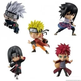 Naruto Shippuden - Set 5 Figurines Chibi Masters  -  NARUTO