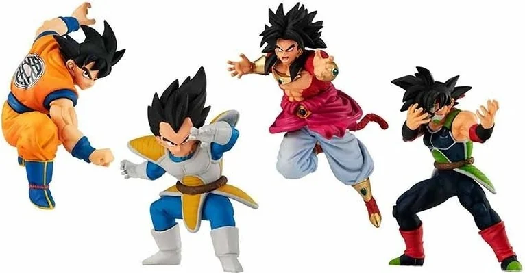 Dragon Ball Super - Set de 4 Gashapon VS 16  -  DRAGON BALL Z
