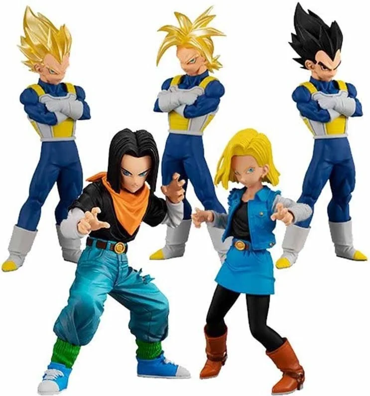 Dragon Ball Z - Set de 5 Gashapon HG 08  -  DRAGON BALL Z
