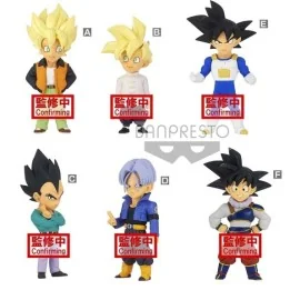 Dragon Ball Z - Set 6 figurines WCF Extra Costume  -  DRAGON BALL Z