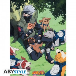Naruto - Poster Kakashi et ses chiens ninjas  -  NARUTO