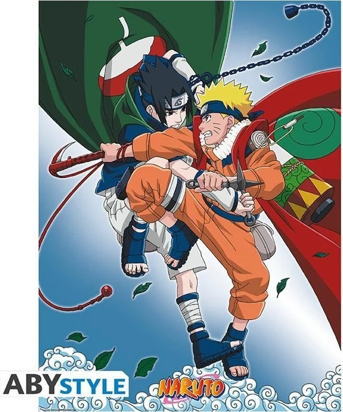 Naruto - Poster Naruto vs Sasuke  -  NARUTO