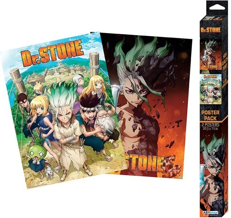Set 2 Posters Dr Stone  - POSTERS & AFFICHES