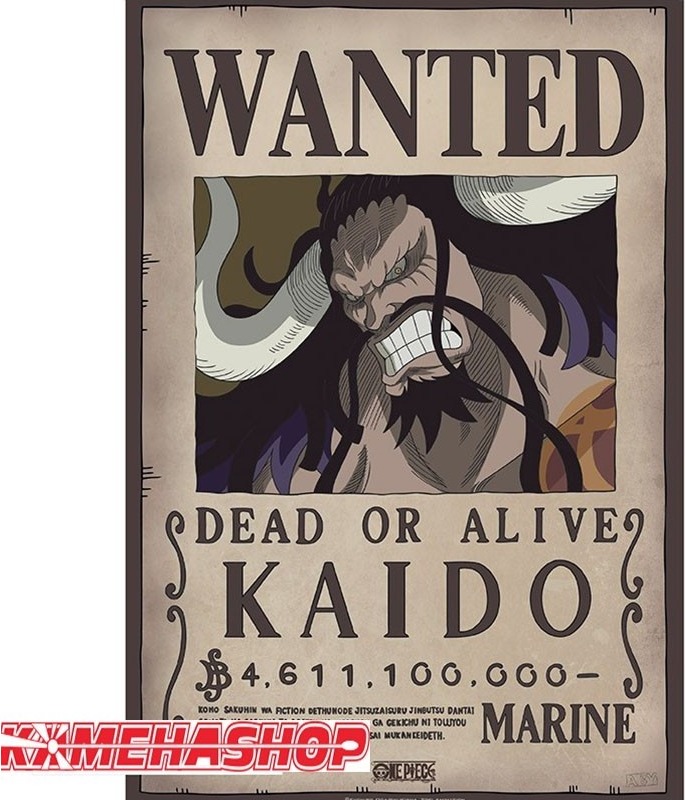 One Piece - Affiche Wanted Kaido  -  ONE PIECE