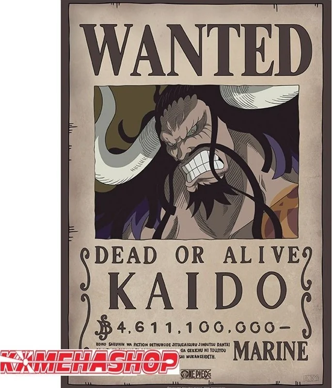 One Piece - Affiche Wanted Kaido  -  ONE PIECE