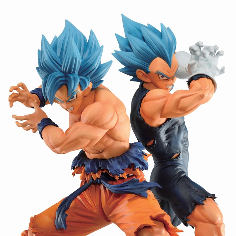 Figurines Goku Blue & Vegeta Blue - Ichibansho  -  DRAGON BALL Z