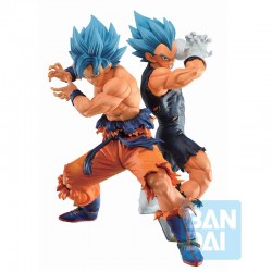 Figurines Goku Blue & Vegeta Blue - Ichibansho  -  DRAGON BALL Z