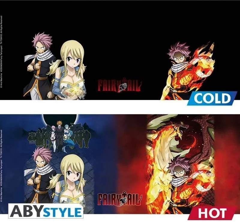 Fairy Tail - Mug Thermo-Récatif Natsu & Lucy  -  FAIRY TAIL