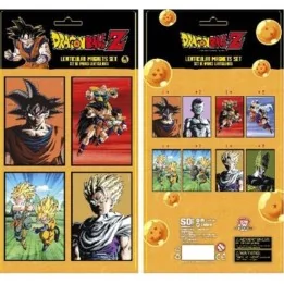 Dragon Ball Z - Set 4 de Magnets Lenticulaire  -  DRAGON BALL Z