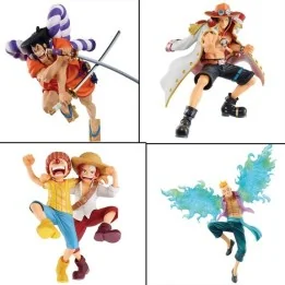 One Piece - Set 4 Figurines - Legend Over Time  -  ONE PIECE
