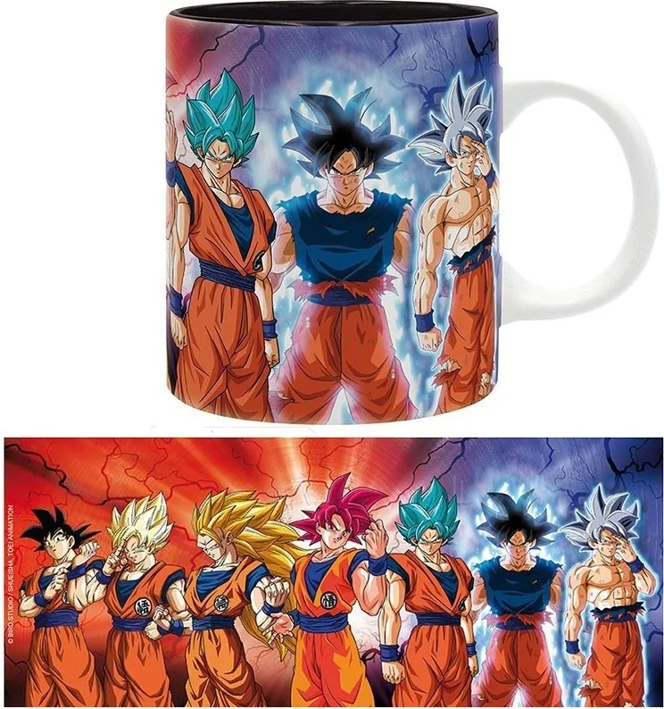 Dragon Ball Super - Mug Son Goku Transformations  -  DRAGON BALL Z