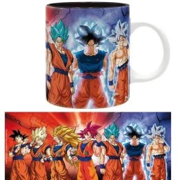 Dragon Ball Super - Mug Son Goku Transformations  -  DRAGON BALL Z