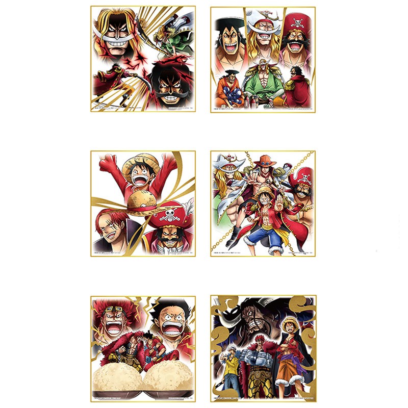 One Piece - Set de 6 Shikishi - Ichiban Kuji V1  -  ONE PIECE