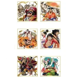 One Piece - Set de 6 Shikishi - Ichiban Kuji V2  -  ONE PIECE