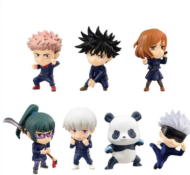 Jujutsu Kaisen - Set 7 Figurines - Adverge Motion  - AUTRES FIGURINES