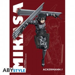 Attack on Titan - Poster Mikasa  - L'ATTAQUE DES TITANS
