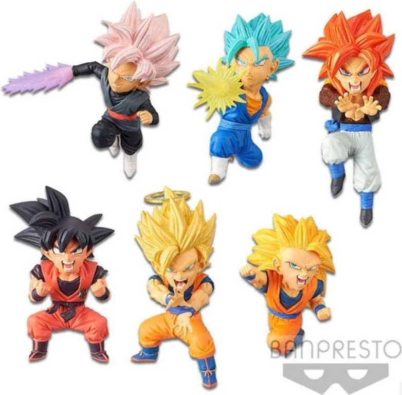 Dragon Ball Super - 6 figurines WCF Saiyans Bravery Vol 1  -  DRAGON BALL Z