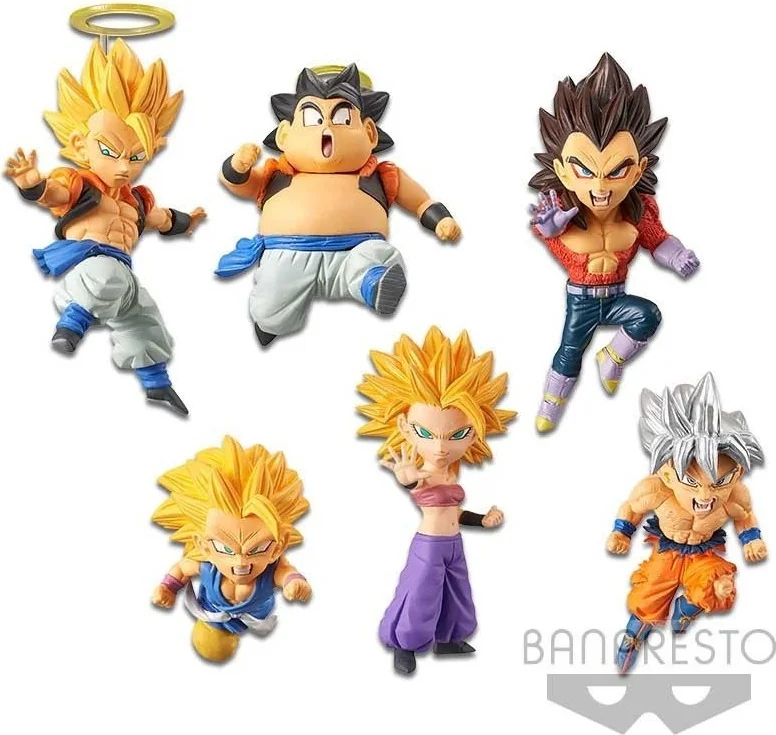 Dragon Ball Super - 6 figurines WCF Saiyans Bravery Vol 2  -  DRAGON BALL Z