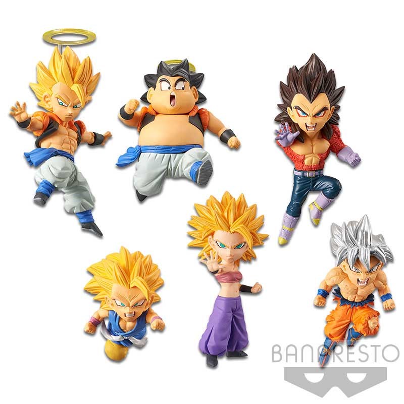 Dragon Ball Super - 6 figurines WCF Saiyans Bravery Vol 2  -  DRAGON BALL Z