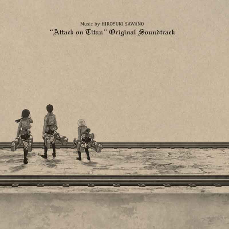 Attack on Titan - Disque Vinyle OST 3LP Saison 1  - VINYLE MANGA & JEUX VIDEO