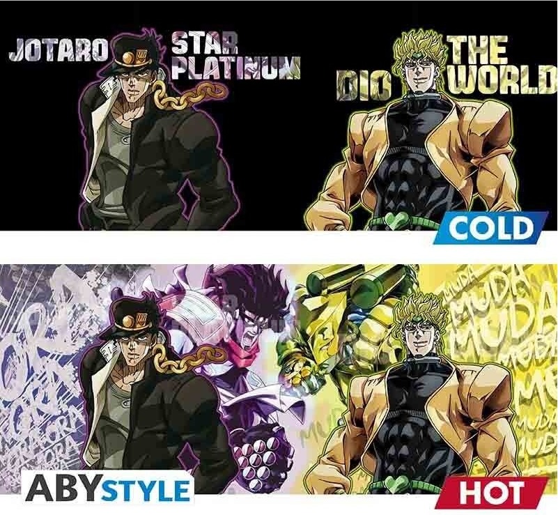 Jojo's Bizzare Adventure - Mug Jotaro et Dio - Thermoréactif  - AUTRES GOODIES