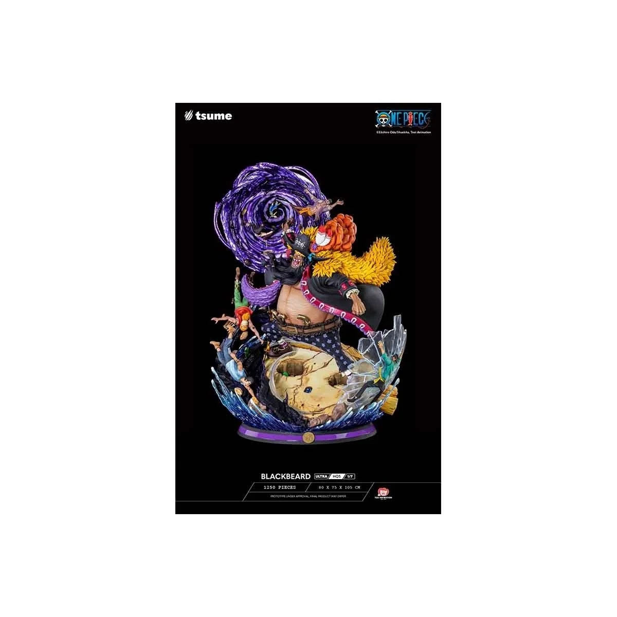 One Piece - Statue Black Beard Ultra HQS Tsume
