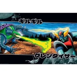 Goldorak - Poster Goldorak vs Giru Giru - Grand Format  - GOLDORAK