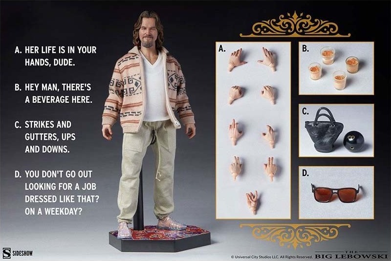 The Big Lebowski - figurine The Dude - Sideshow  - CINÉMA & SÉRIES TV