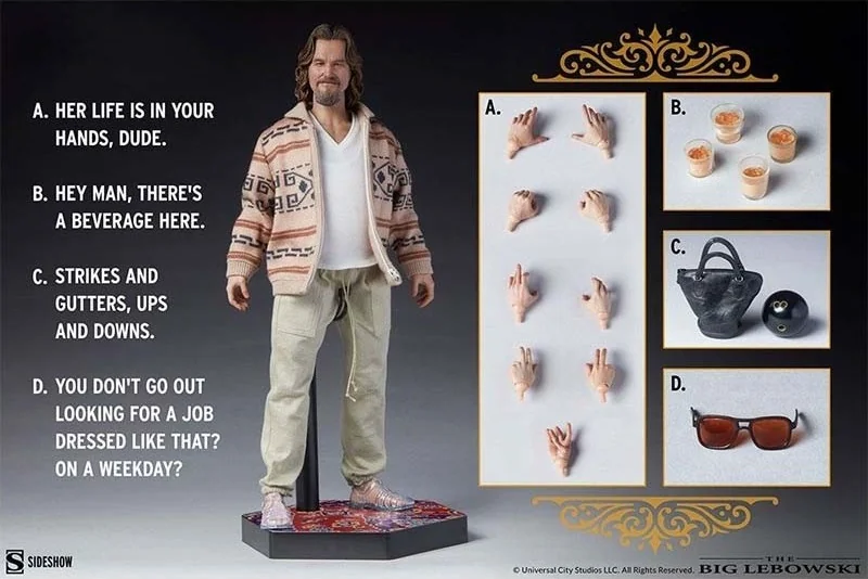 The Big Lebowski - figurine The Dude - Sideshow  - CINÉMA & SÉRIES TV