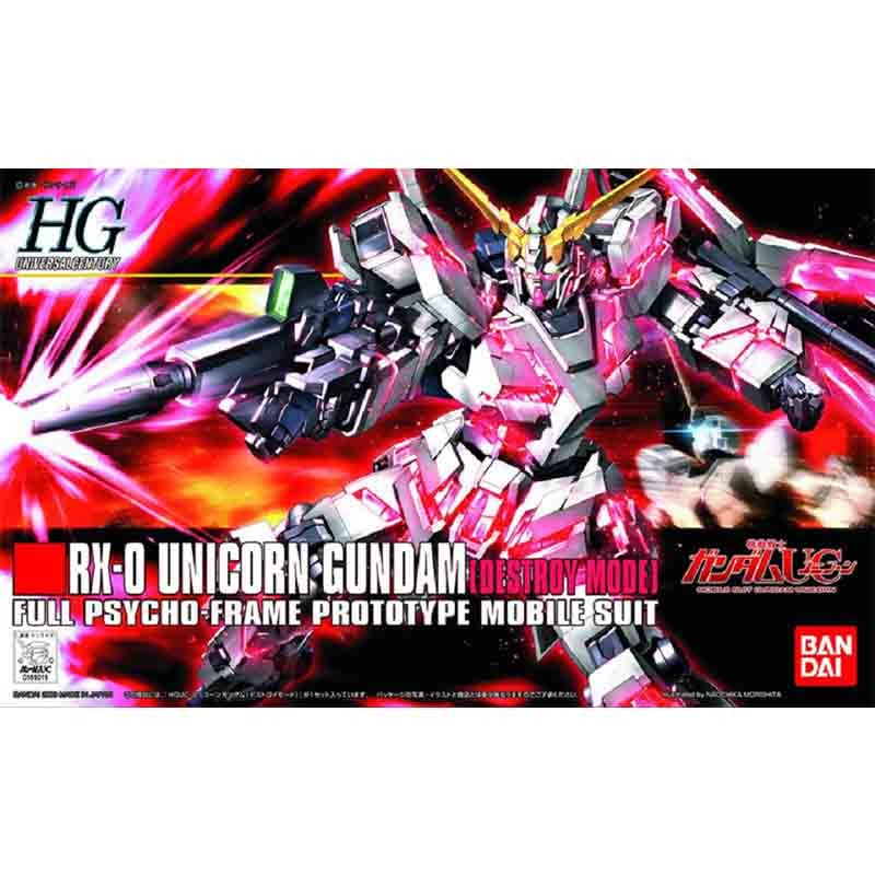 RX-0 Unicorn Gundam Destroy Mode - HG  -  GUNDAM