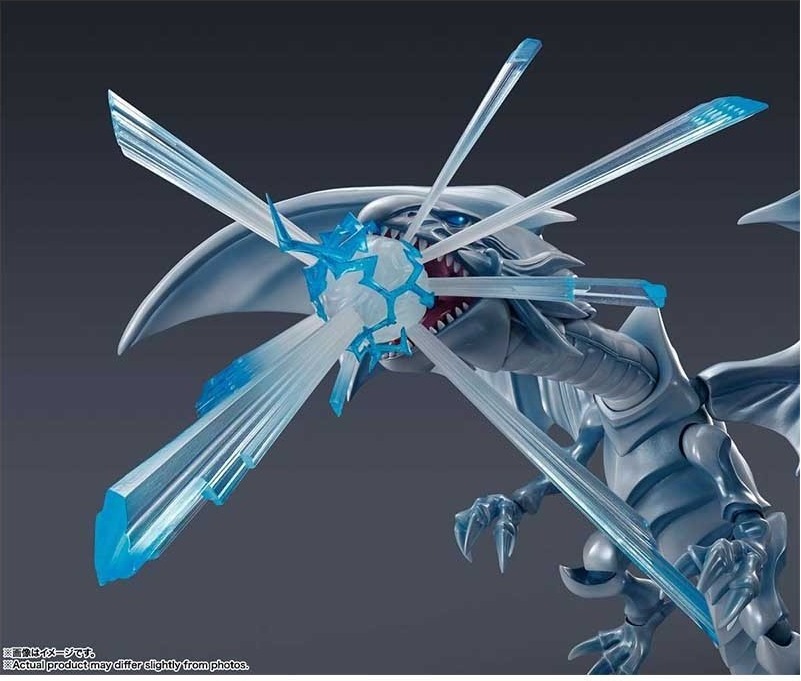 Yugioh - Figurine Dragon Blanc aux yeux bleus - SH Monster Arts  - AUTRES FIGURINES
