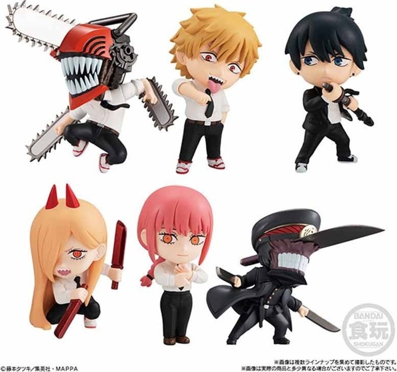 Chainsaw Man - Set 6 Figurines - Adverge Motion  - AUTRES FIGURINES