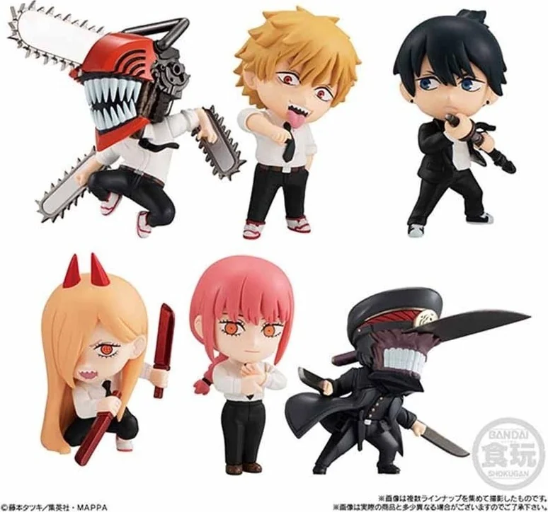 Chainsaw Man - Set 6 Figurines - Adverge Motion  - AUTRES FIGURINES