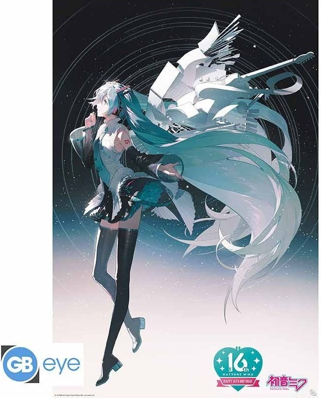 Poster Miku Hatsune 16 ème anniversaire - Maxi Format  - POSTERS & AFFICHES