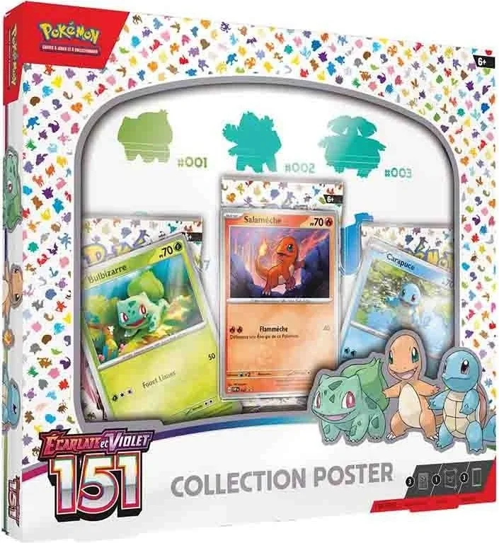 Pokémon - Coffret Collection Poster Pokémon 151  - Cartes à collectionner