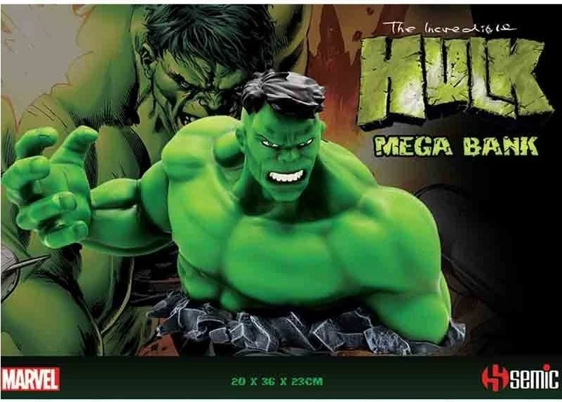 Hulk - Mega Tirelire Hulk  - DC. COMICS & MARVEL