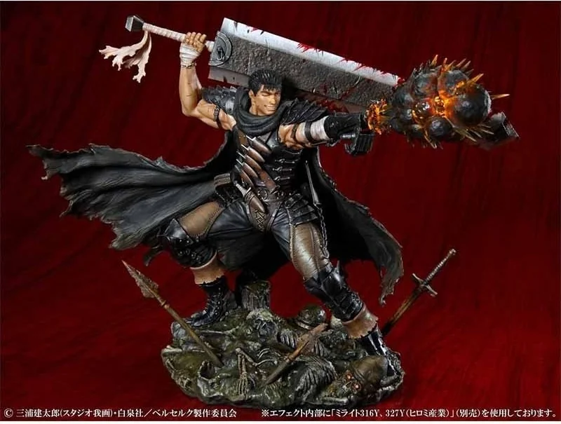Berserk - Figurine Guts Black Swordsman - Medicos  - AUTRES FIGURINES