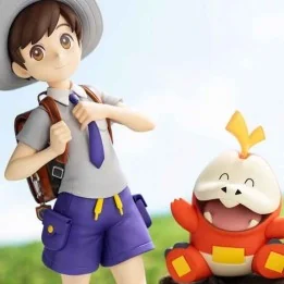 Pokémon - Figurine Florian & Chochodile - ARTFXJ  -  MARIO BROS & CO