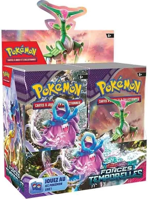 Pokémon EV04 - Display Ecarlate et Violet Forces Temporelles  - Cartes à collectionner