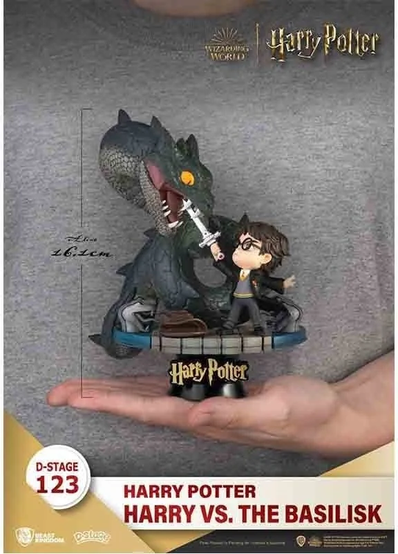 Harry Potter - Figurine diorama Harry vs the Basilisk - PVC D-Stage  - CINÉMA & SÉRIES TV