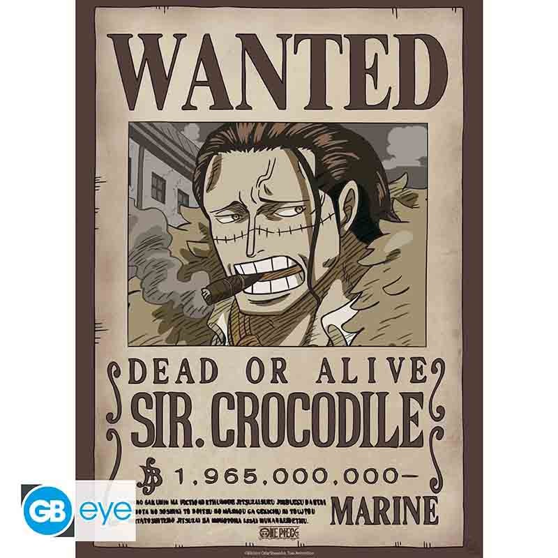 Poster Wanted Crocodile  - Posters & Affiches