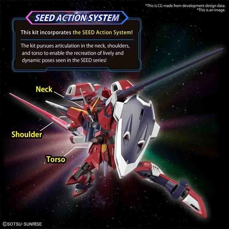 Gundam Immortal Justice HG - Bandai Model Kit  -  GUNDAM