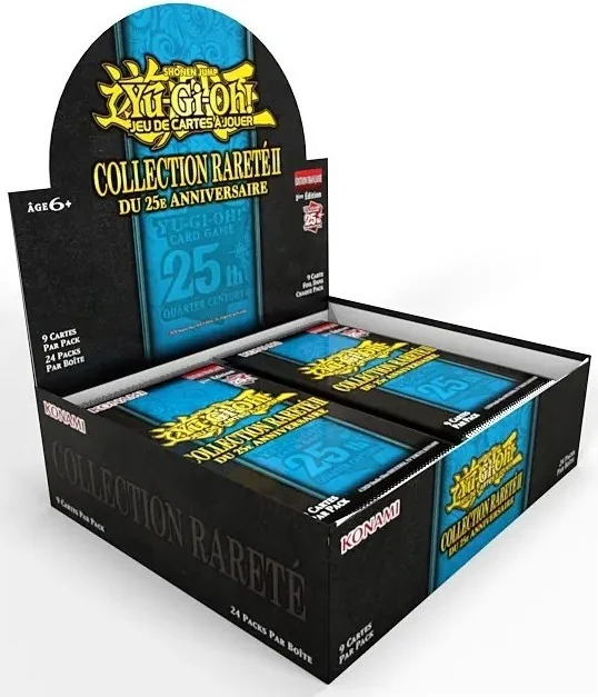 Yu-Gi-Oh - Display 24 Boosters Collection Rareté 2 Du 25e Anniversaire - Edition Française  - Cartes à collectionner
