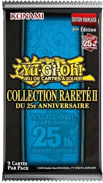 Yu-Gi-Oh - Display 24 Boosters Collection Rareté 2 Du 25e Anniversaire - Edition Française  - Cartes à collectionner