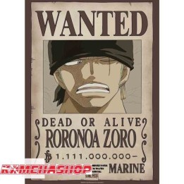 Affiche Wanted Zoro - New World Prime  -  ONE PIECE